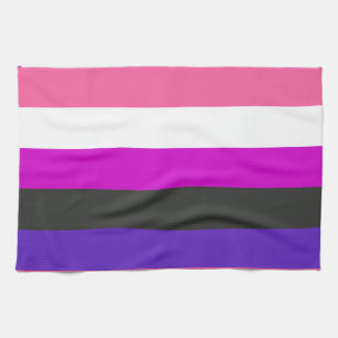 Linge De Cuisine Drapeau de fierté genderfluid