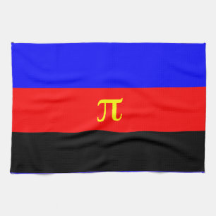 Linge De Cuisine Drapeau de fierté polyamoureuse
