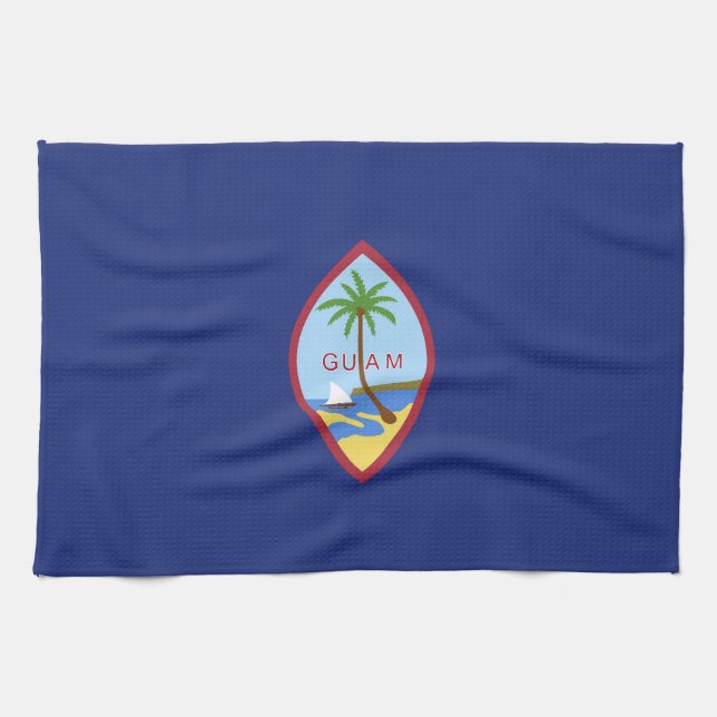 Linge De Cuisine Drapeau de Guam (Horizontal)