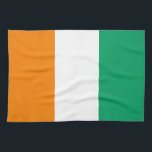 Linge De Cuisine Drapeau de la Côte d'Ivoire<br><div class="desc">Drapeau patriotique de la Côte d'Ivoire</div>