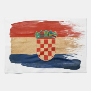 Linge De Cuisine Drapeau de la Croatie