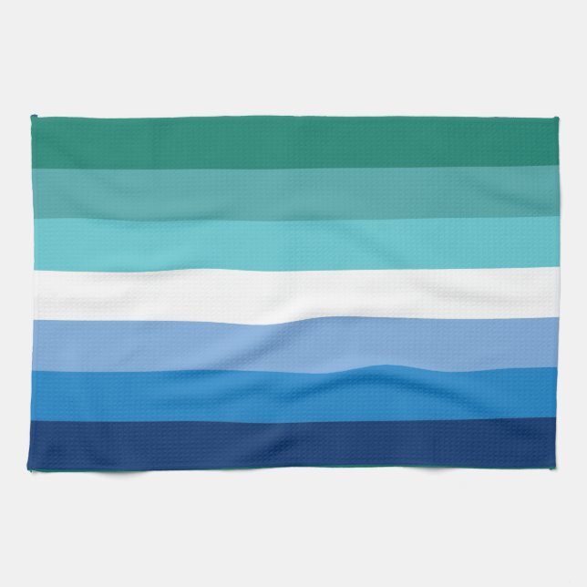 Linge De Cuisine Drapeau de la fierté masculine gay (Horizontal)