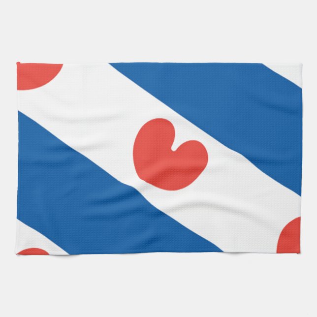 Linge De Cuisine Drapeau de la Frise (Horizontal)