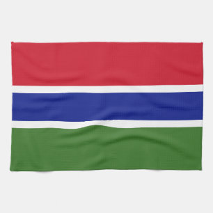 Linge De Cuisine Drapeau de la Gambie