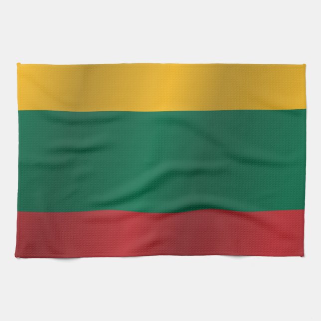 Linge De Cuisine Drapeau de la Lituanie (Horizontal)