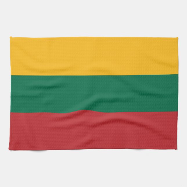 Linge De Cuisine Drapeau de la Lituanie (Horizontal)
