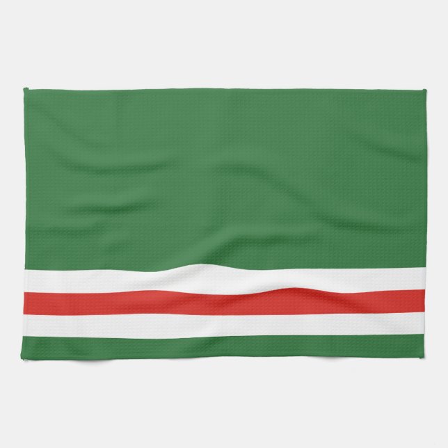 Linge De Cuisine Drapeau de la République tchétchène d'Ichkérie (Horizontal)