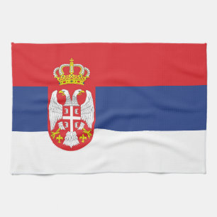 Linge De Cuisine Drapeau de la Serbie