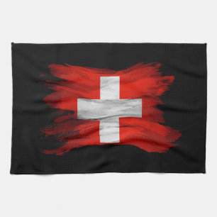 Linge De Cuisine Drapeau de la Suisse bracelet, drapeau national