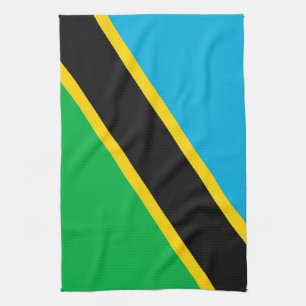 Linge De Cuisine Drapeau de la Tanzanie