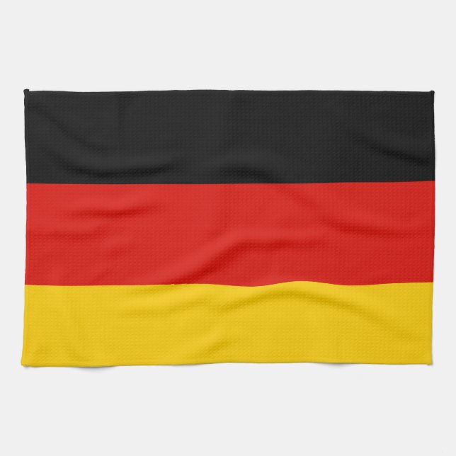 Linge De Cuisine Drapeau de l'Allemagne (Horizontal)
