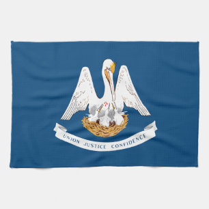 Linge De Cuisine Drapeau de l'État de Louisiane