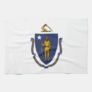 Linge De Cuisine Drapeau de l'État du Massachusetts