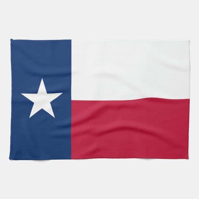 Linge De Cuisine Drapeau de l'État du Texas (Horizontal)