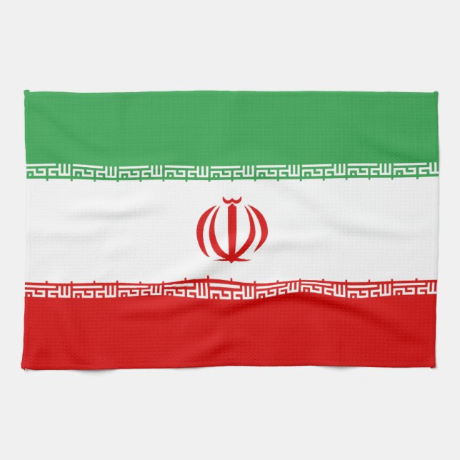 Linge De Cuisine Drapeau de l'Iran (Horizontal)