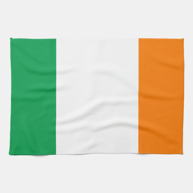 Linge De Cuisine Drapeau de l'Irlande (Horizontal)