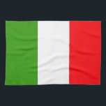 Linge De Cuisine Drapeau de l'Italie<br><div class="desc">Des ressembler originaux de conception de drapeau à lui ont été peints dessus ! Commémorez vos voyages du monde, célébrez votre héritage ou montrez à chacun combien vous aimez votre maison ! Cette image est disponible sur une série de produits. Contrôle tout de nos autres conceptions chez http://www.zazzle.com/zipperedflags avez-vous une...</div>