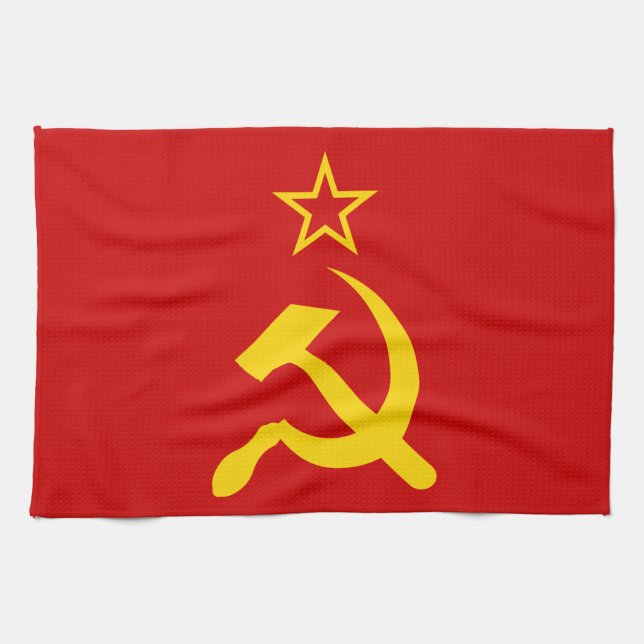 Linge De Cuisine Drapeau de l'URSS - Drapeau de l'Union soviétique (Horizontal)