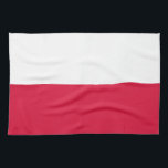 Linge De Cuisine Drapeau de Pologne<br><div class="desc">Drapeau patriotique de Pologne.</div>