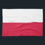 Linge De Cuisine Drapeau de Pologne<br><div class="desc">Drapeau patriotique de Pologne.</div>