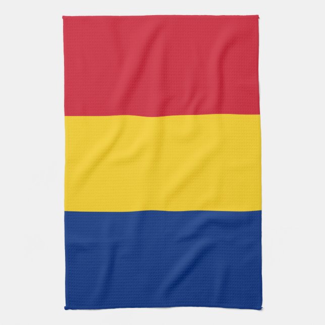 Linge De Cuisine Drapeau de Roumanie (Vertical)