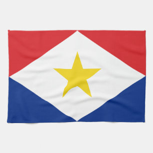 Linge De Cuisine Drapeau de Saba