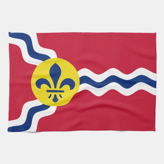 Linge De Cuisine Drapeau de Saint-Louis, Missouri (Horizontal)