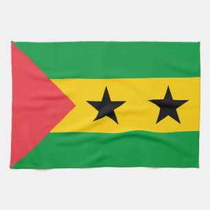 Linge De Cuisine Drapeau de Sao Tomé-et-Principe