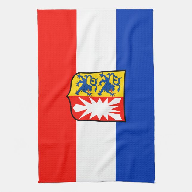Linge De Cuisine Drapeau de Schleswig-Holstein (Vertical)