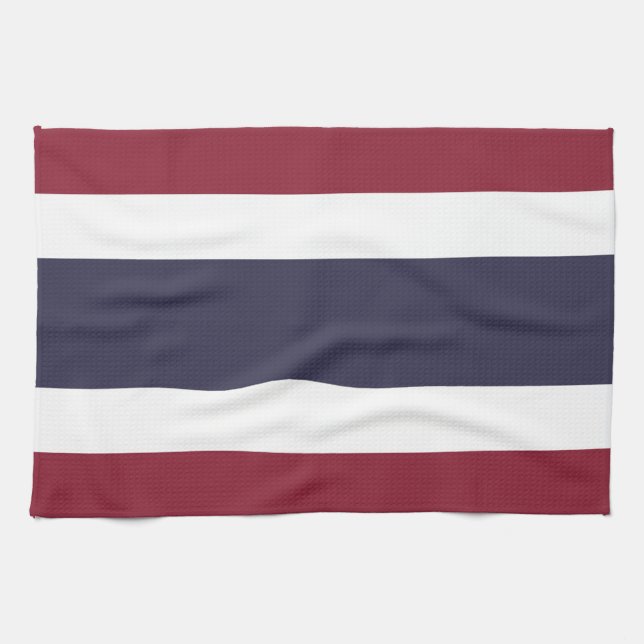 Linge De Cuisine Drapeau de Thaïlande (Horizontal)