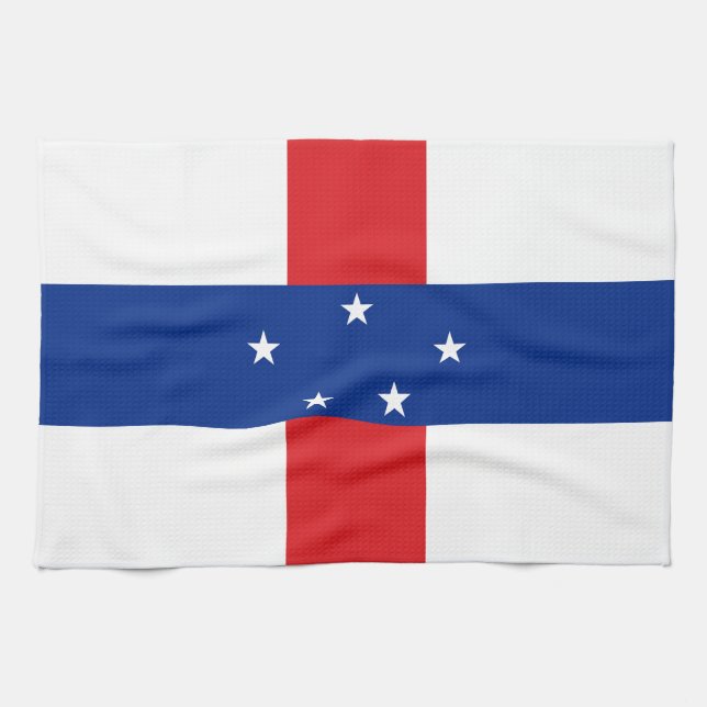 Linge De Cuisine Drapeau des Antilles néerlandaises (Horizontal)