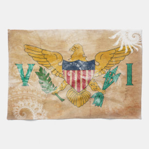 Linge De Cuisine Drapeau des Îles Vierges