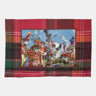 Linge De Cuisine Drapeau des îles Vierges Sainte Croix Mocko Jumbie