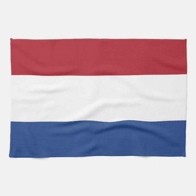 Linge De Cuisine Drapeau des Pays-Bas (Horizontal)