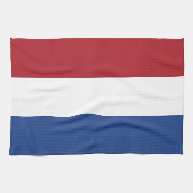 Linge De Cuisine Drapeau des Pays-Bas (Horizontal)