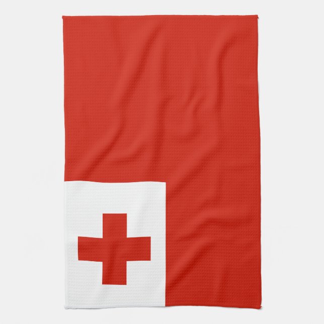 Linge De Cuisine Drapeau des Tonga (Vertical)