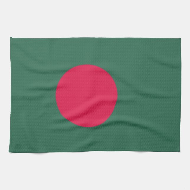 Linge De Cuisine Drapeau du Bangladesh (Horizontal)