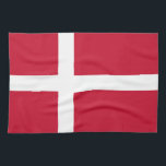 Linge De Cuisine Drapeau du Danemark<br><div class="desc">Drapeau patriotique du Danemark.</div>