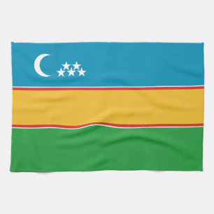 Linge De Cuisine Drapeau du Karakalpakstan