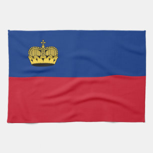 Linge De Cuisine Drapeau du Liechtenstein