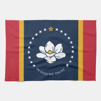 Linge De Cuisine Drapeau du Mississippi - Nouveau Drapeau de Magnol