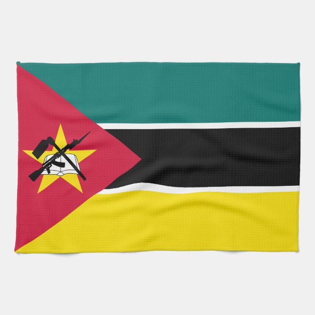 Linge De Cuisine Drapeau du Mozambique (Horizontal)