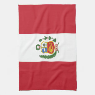 Linge De Cuisine Drapeau du Pérou