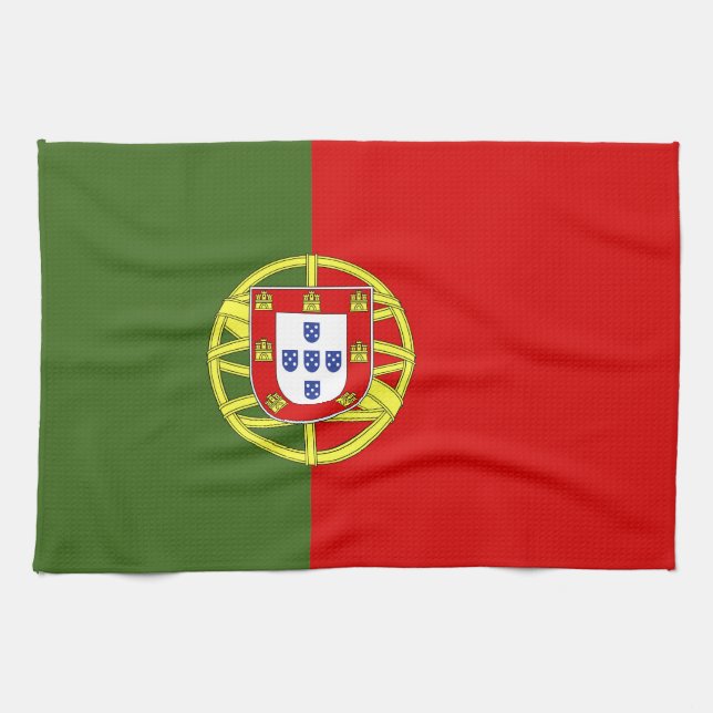 Linge De Cuisine Drapeau du Portugal (Horizontal)