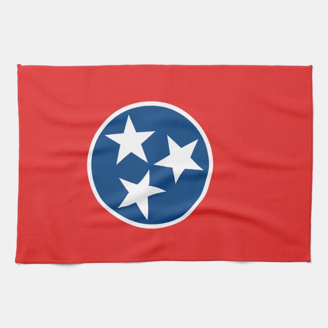 Linge De Cuisine Drapeau du Tennessee (Horizontal)