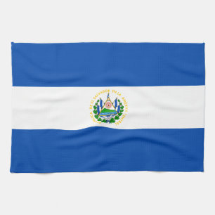 Linge De Cuisine Drapeau El Salvador
