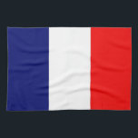 Linge De Cuisine Drapeau français<br><div class="desc">Drapeau illustré de la France</div>