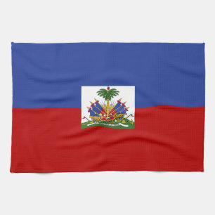 Linge De Cuisine Drapeau haïtien classique