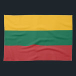Linge De Cuisine Drapeau Lituanie<br><div class="desc">Drapeau patriotique de Lituanie.</div>
