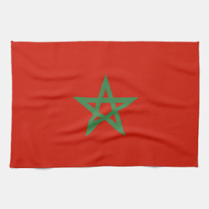 Linge De Cuisine drapeau marocain
